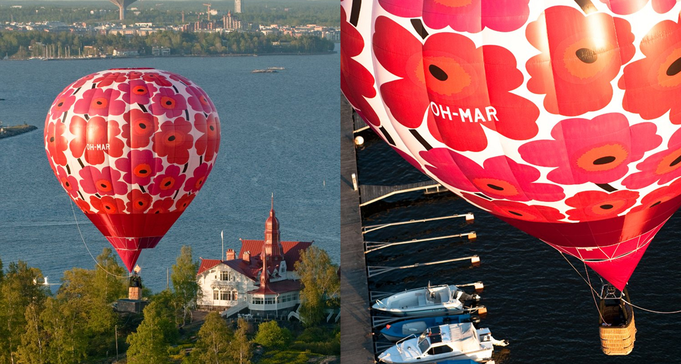 Unikko balloon in Helsinki