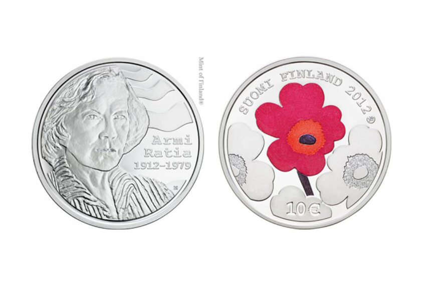 Marimekko collectors coin front and back