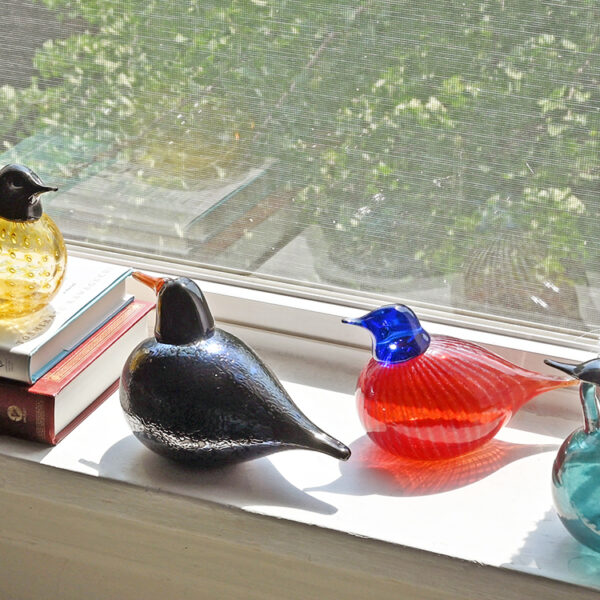 Bianco Blue Glass Birds