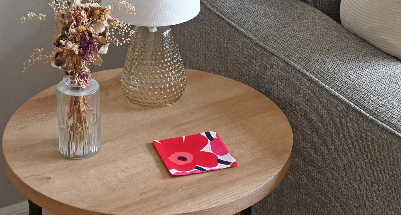 Marimekko No-Sew Coaster