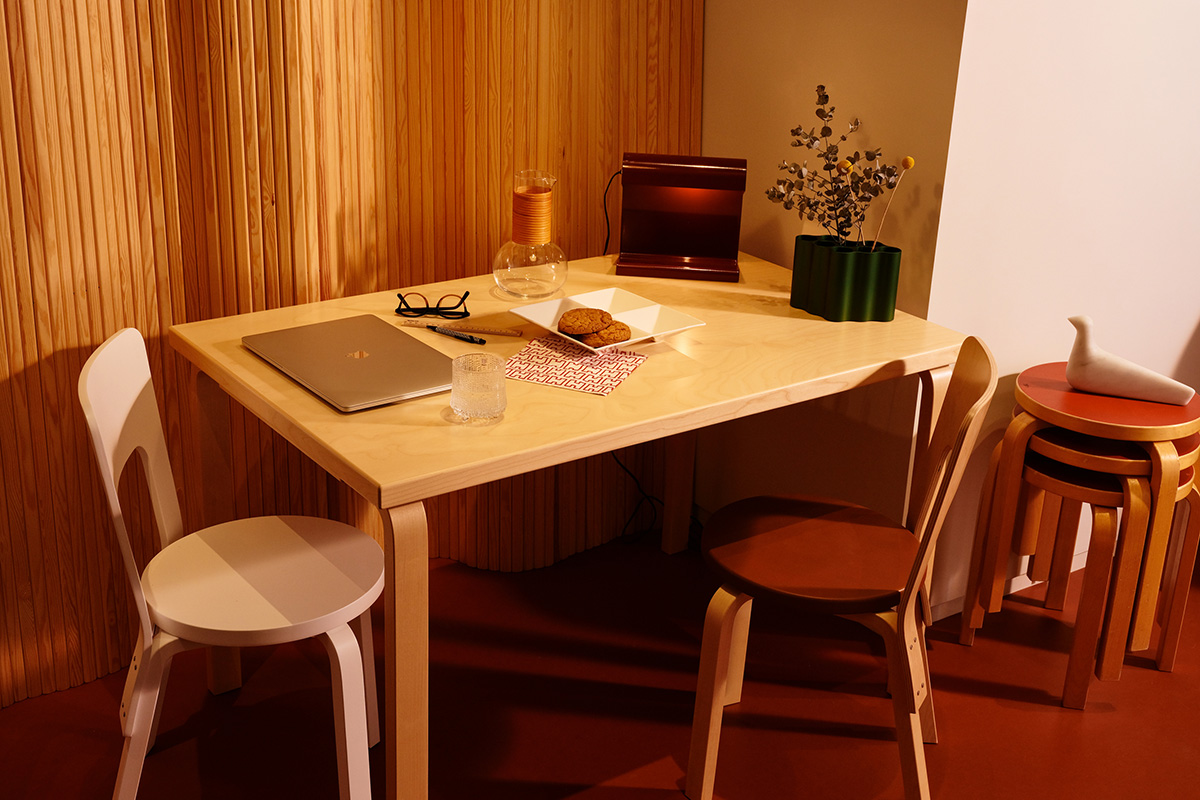 Home furnished with Artek design