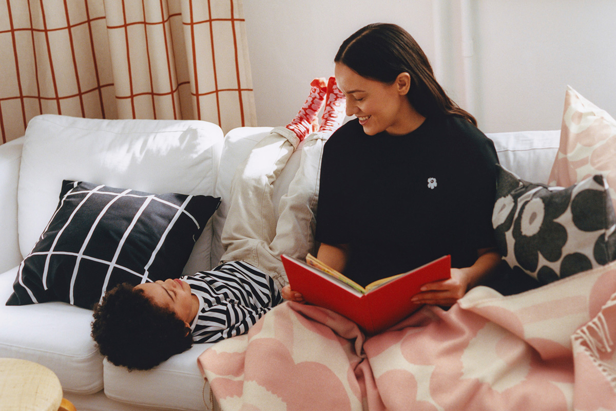 Home decorated with Marimekko design